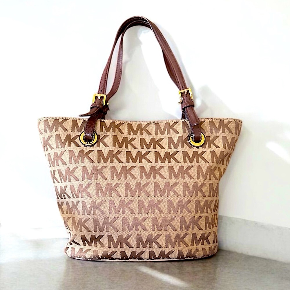 Michael Kors Signature Logo Tote Bag